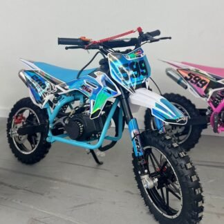 Mini Cross 49cc, AZUL CLARO,  HS49 replica husqvarna Ref INDA1221-RHM-RO-5549