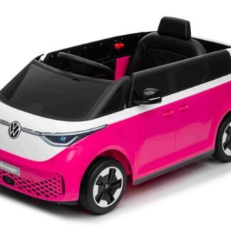 Volkswagen ID Buzzz, ROSA, 12 V 7 Ah, RC, cuero, neumáticos de goma, 1-4 AÑOS - INDA1213-LI-HL718