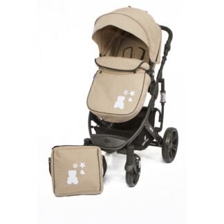 SILLA DE PASEO PARA BEBE MODELO BELOVED 3 EN 1 COLOR BEIGE - KKB31001010119