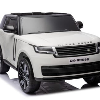 COCHE 24V PARA NIÑOS Range Rover 24V blanco, 2 plazas, 2 motores 240W INDA86-DK-998wt