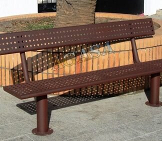 Venta Banco de acero pintado, 2m. ASL_4005