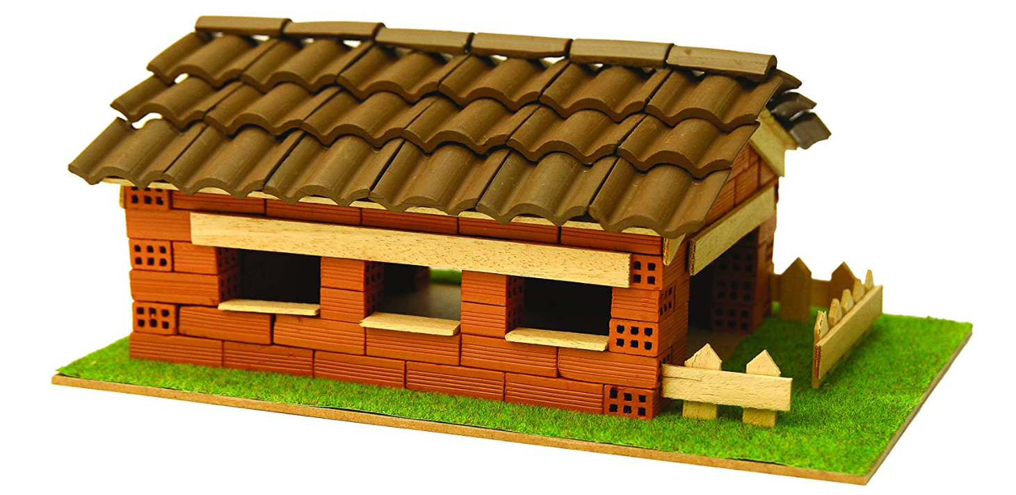 KIT MAQUETA LADRILLOS DOMUS 40117, K.I.D. 7. KIT DE CONSTRUCCIÓN INICIACIÓN