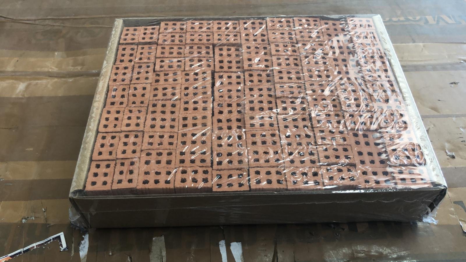 100 ladrillos L. 3cm. 21001. AEDES. Escala 1/10