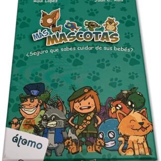 "Atomo Games-Más Mascotas Juego de Cartas, Multicolor GAMEMASMASCOTAS "