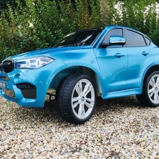 COCHE INFANTIL BMW X6M 12V, 2 PLAZAS,12V, AZUL, RC -  INDA77-LE2845