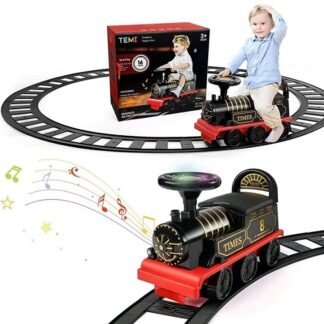 VENTA TREN 6V CON VÍAS, PARA NIÑOS PEQUEÑOS, de 1 a 3 años - INDA203-LEG6950950