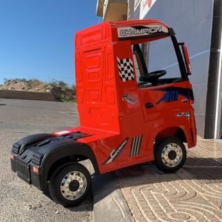 VENTA Mercedes Actros 12v, camión para niños 4x4, batería 2x12V7ah, RC, ROJO - INDA662-AT