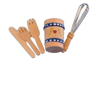 Utensilios de cocina para casas de muñecas. Escala 1/12. CHA36624