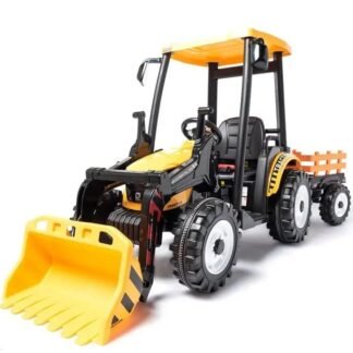 TRACTOR HERCULES-Farmer 24V, + REMOLQUE Y PALA, AMARILLO, RC, 1-7 AÑOS   INDA932-FARMER-AT