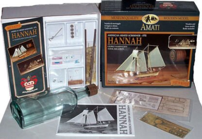 Amati 1355. Kit maqueta barco madera Hanna en una botella