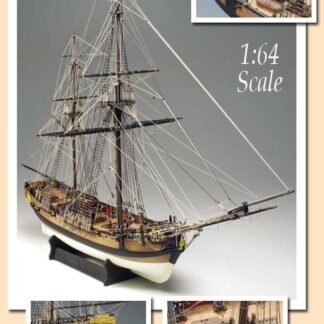 AMATI 1300/02 KIT MAQUETA BARCO DE MADERA CUTTER Granado 1:64. KIT DE MADERA