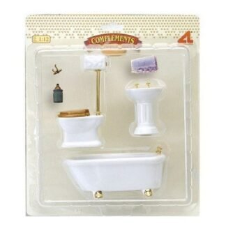 ALA 10864. CONJUNTO BAÑO CON CISTERNA PARA CASAS DE MUÑECAS