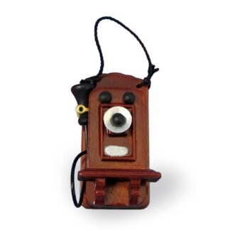 ARTESANÍA LATINA 12695. TELÉFONO MINIATURA ANTIGUO PARA CASA DE MUÑECAS