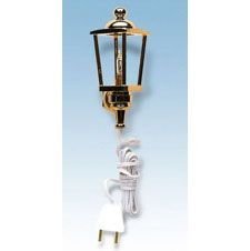 ARTESANÍA LATINA 12943. APLIQUE PARED EXTERIOR DORADO, CASAS DE MUÑECAS