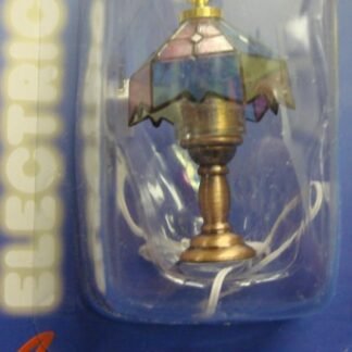 ARTESANÍA LATINA 12979. LÁMPARA TIFFANY MULTICOLOR MINIATURA CASAS DE MUÑECAS