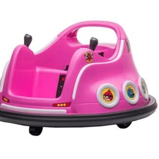 COCHE DE CHOQUE ANGRY BIRDS 6 VOLTIOS ROSA, CON MANDO RC,   INDA291-c4k350