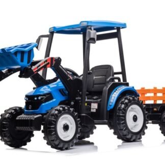 VENTA Tractor a batería con remolque Hercules azul 24V, MANDO RC - INDA920-LE-10552