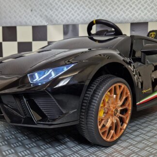 COCHE INFANTIL LAMBORGHINI HURACAN 24V, 4 MOTORES, NEGRO, 2 PLAZAS - INDA340-c4k311B
