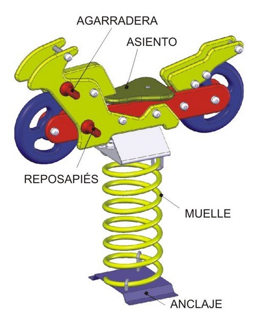 BALANCIN ANTIVANDALICO, SUPERMOTO USO PUBLICO - ASL_205