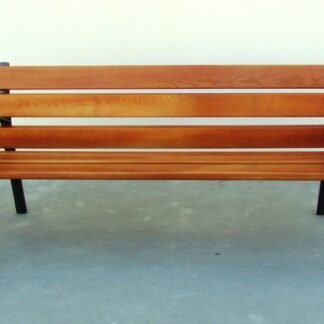 Banco de fundición y madera tropical longitud 180cm - ASL_432