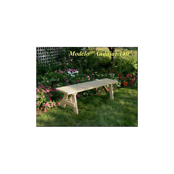 BANCO DE MADERA, MODELO ANDÚJAR 140