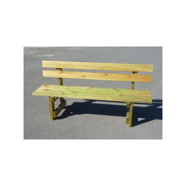 BANCO DE MADERA PINO TRATADO. M. GIJÓN 200