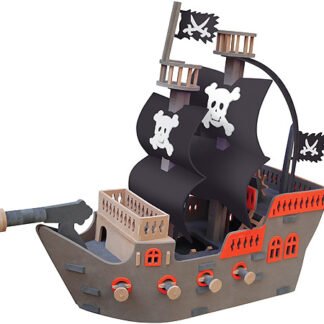 Barco pirata infantil de goma eva. 12TE-3812