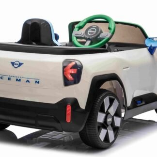 Mini Concept Aceman vehículo blanco, RC, 4 motores, ruedas goma, asiento cuero - INDA893-RA-JE1688