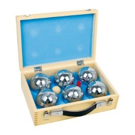 JUEGO PETANCA INCLUIDA CAJA DE MADERA DE LUJO. REF BERLÍN 126933