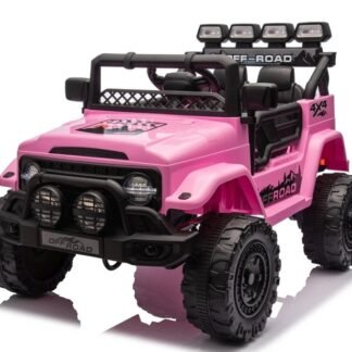 Vehículo todoterreno CLIMBER rosa 12V infantil a batería, 4 motores, 1-3 AÑOS, RC  INDA896-RA-JJ2122