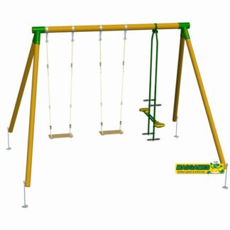 COLUMPIO DE MADERA - TRIPLE CON ASIENTO DOBLE. MA700018