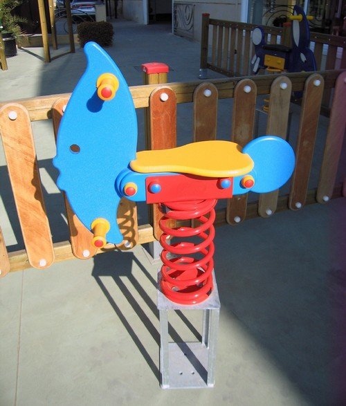 MUELLE PARA PARQUES INFANTILES - EN-1176, MOD PEZ - ASL_17101