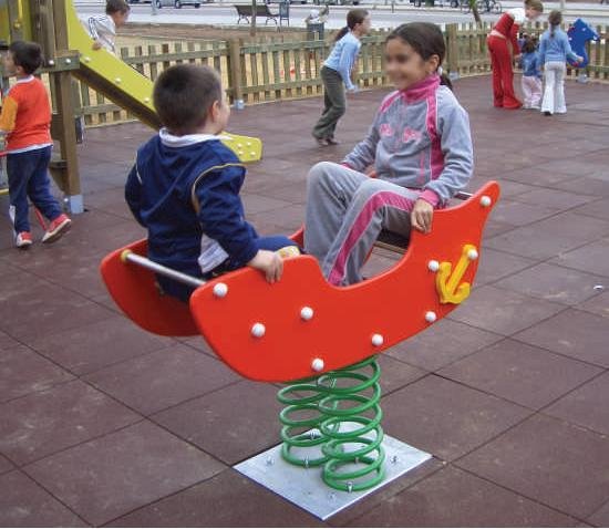 MUELLE INFANTIL ,  BARCO CON ANCLA, REF ASL_207 USO PUBLICO