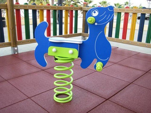 MUELLE BALANCÍN UNA PLAZA USO PÚBLICO, MODELO FOCA AZUL. REF ASL_17314