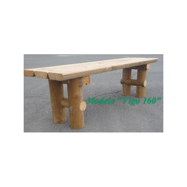 BANCO DE MADERA TRATADA, PINO NÓRDICO PARA EXTERIOR MODELO VIGO 160 REF V160