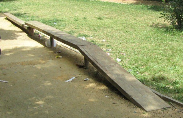 CIRCUITO DE MADERA PARA BICICLETAS: TABLA DE EQUILIBRIO EXTERIOR. ASL_928