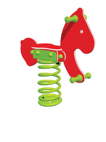 BALANCIN MUELLE INFANTIL USO PUBLICO, TIPO PONI