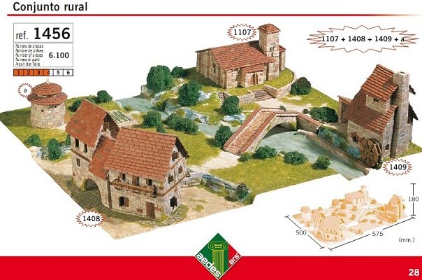 Maqueta conjunto rural - Aedes 1456