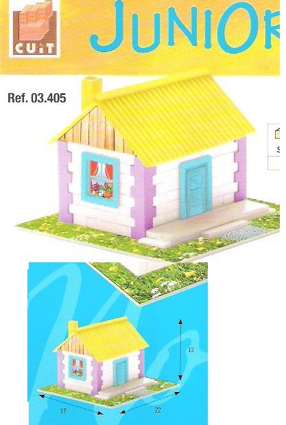 CUIT INFANTIL 3405- KIT MAQUETA PARA NIÑOS CASITA JUNIOR-CUIT 1