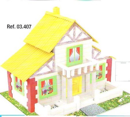 CUIT 3407- MAQUETA CASA INFANTIL JUNIOR-CUIT III. KIT MINIATURAS DE PIEDRA CERÁMICA