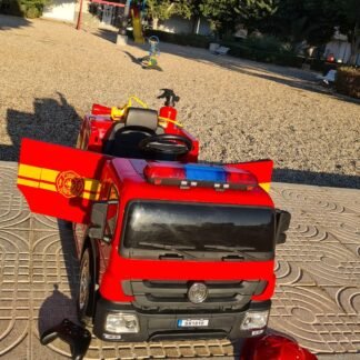 Camión de bomberos para niños 12V, mando rc, LE4095 INDA53-AC-SX1818