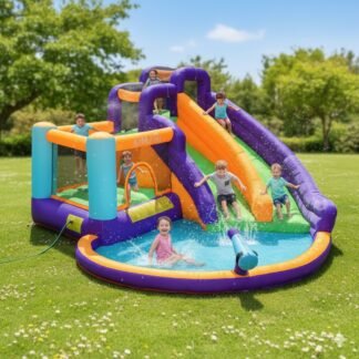 Colchoneta hinchable Doctor Dolphin con soplador de 750 W - INDA1235-LEG-83005