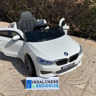 COCHE ELECTRICO INFANTIL BMW 6GT, 12V, BLANCO,  INDA312-c4k2164