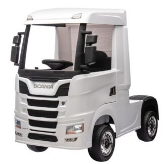 VENTA CAMION SCANIA 12V BLANCO, RC, 2 MOTORES DE 12V - INDA1161-KID-SCANIA2M