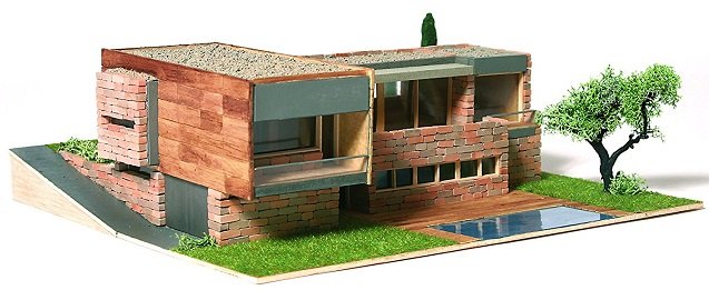 DOMUS KIT MAQUETA 40600, CASA MURA, ESCALA 1:87