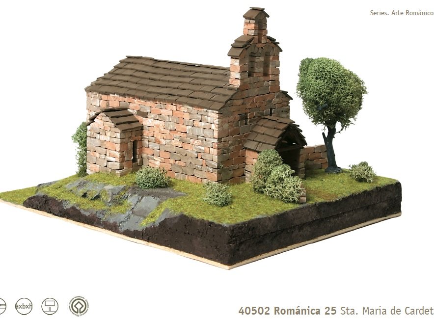 DOMUS KITS 40502, ROMÁNICO 25, IGLESIA Maria de CardeT