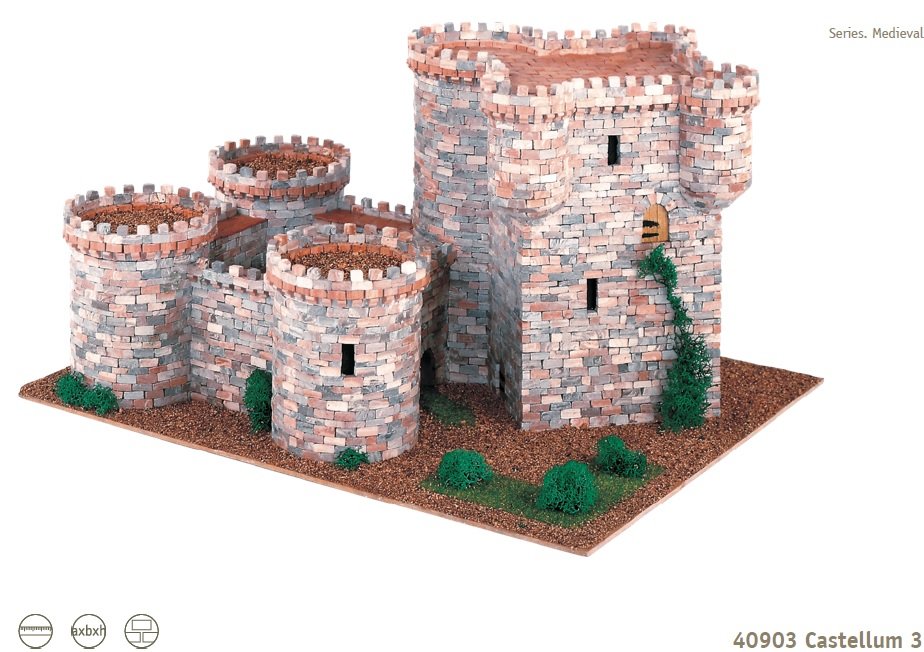 MAQUETA PIEDRA CASTILLO 3, CASTELLUM. DOMUS 40903