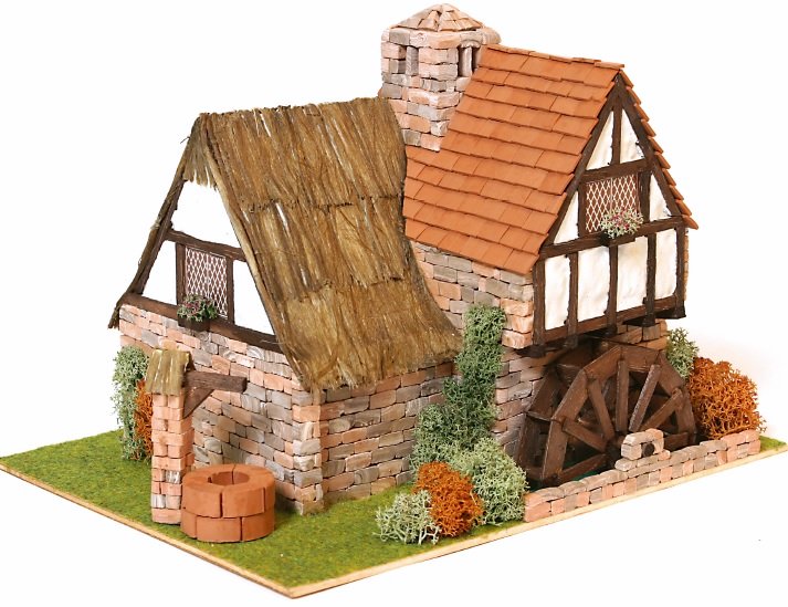DOMUS 40032 - MAQUETA CASA COUNTRY 4 CON MOLINO
