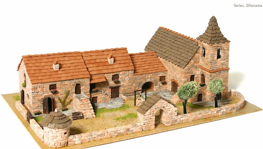 DIORAMA 5 DOMUS 40214. Kit maqueta  piedra