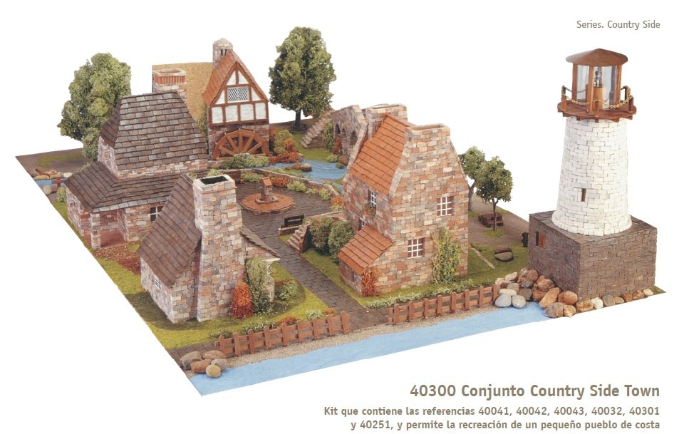 MAQUETA COUNTRY SIDE TOWN. Domus 40300